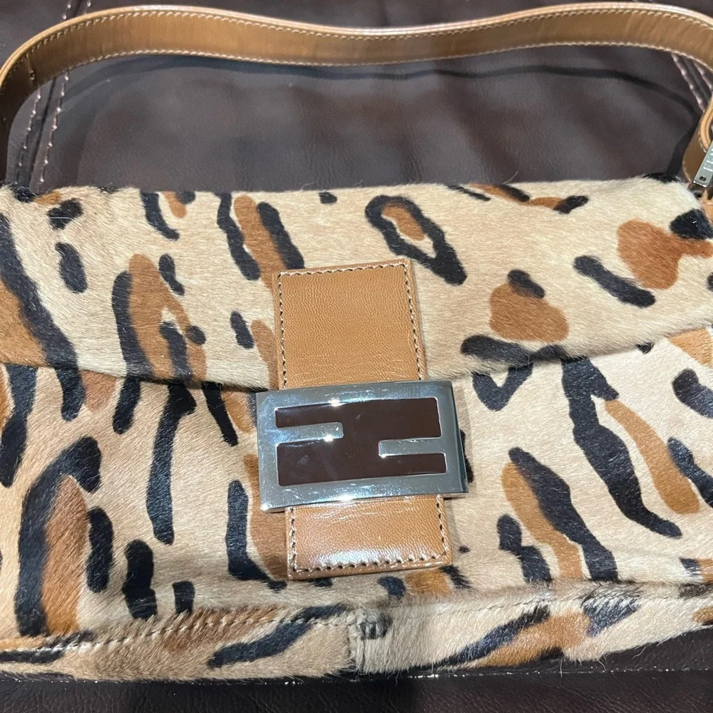 Fendi baguette  leopard pony hair - Picture 3 of 13